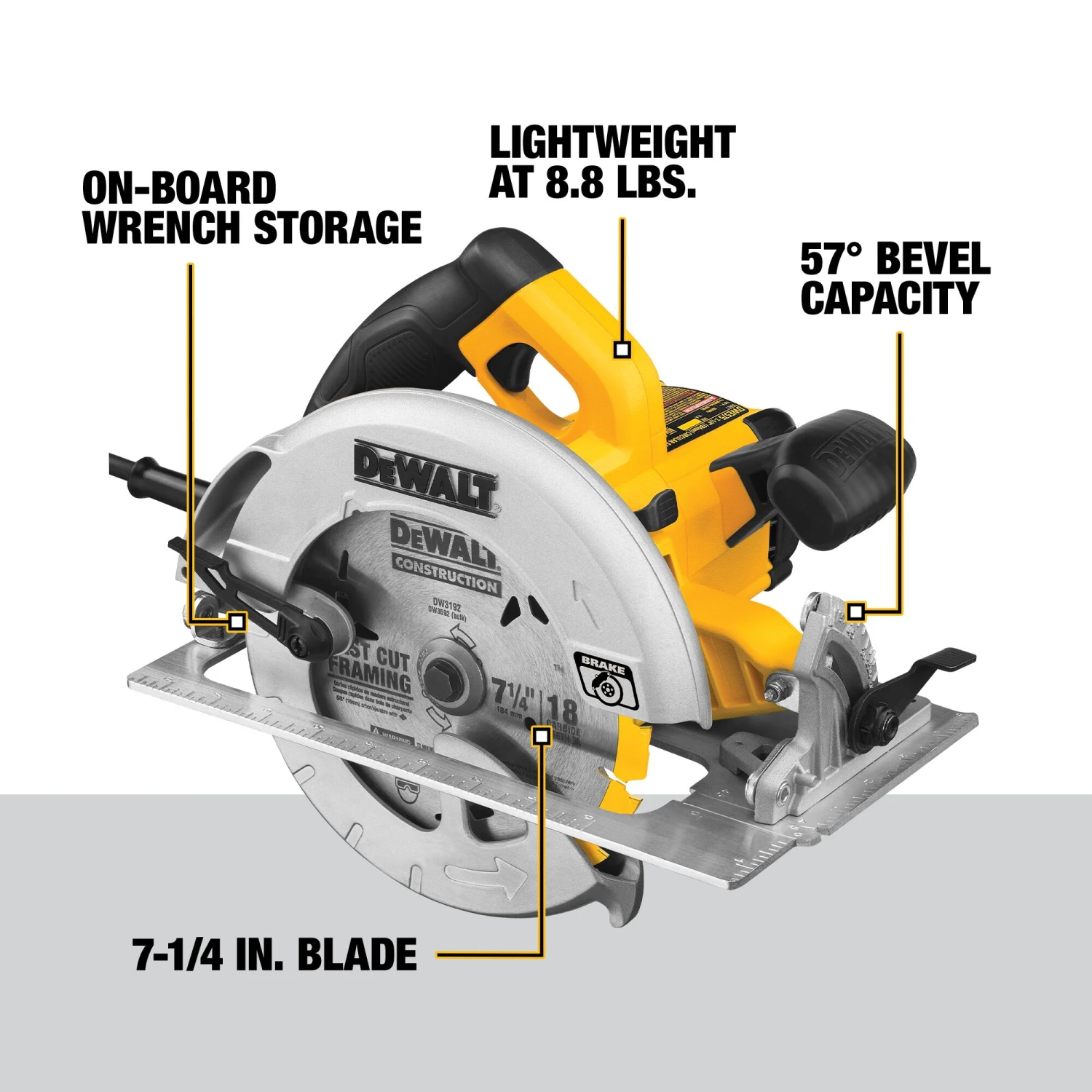 DEWALT 15 -Amp 7-1/4-in Circular Saw 3 DEWALT 15 -Amp 7-1/4-in Circular Saw - Image 3