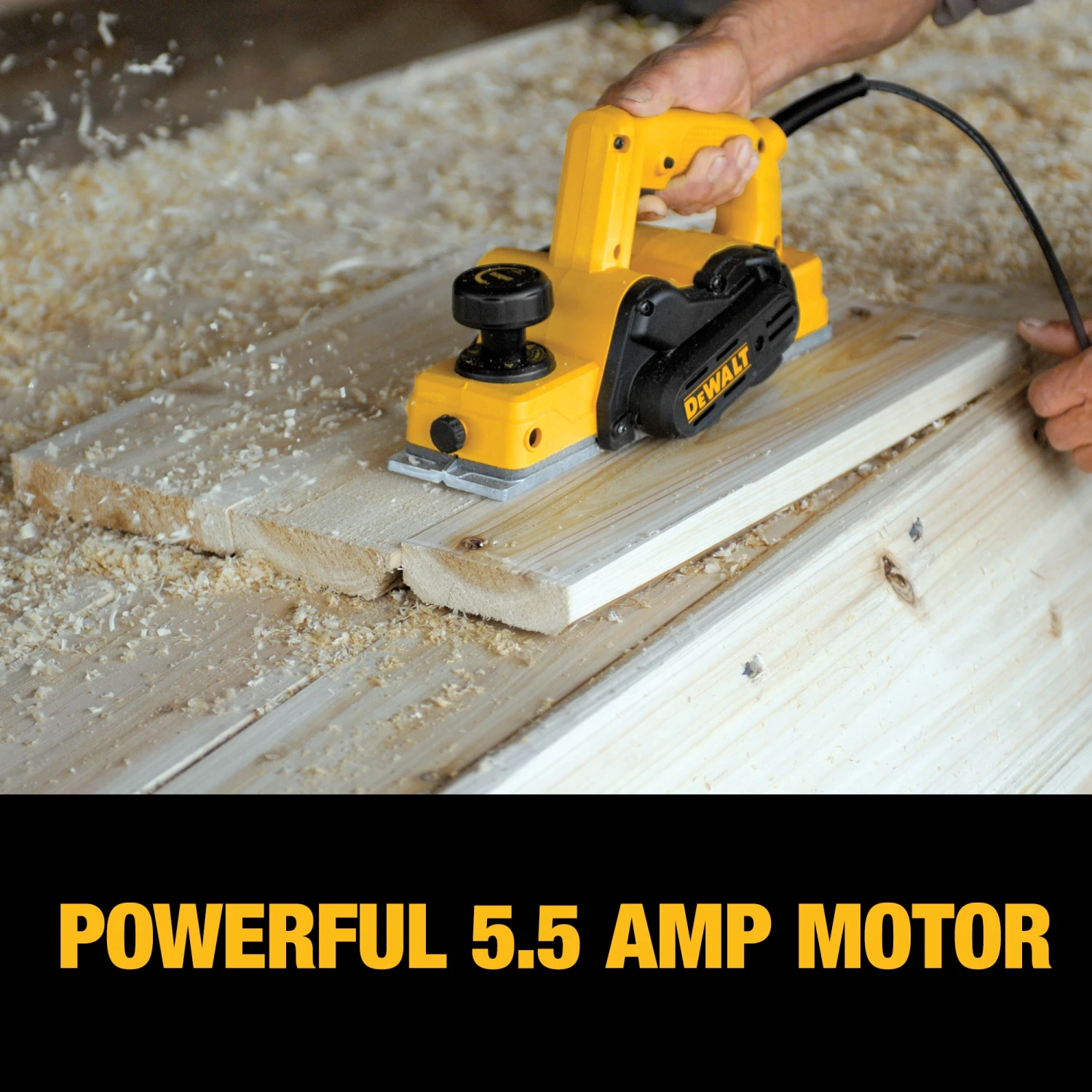 DEWALT 3.25-in W 5.5 -Amp Handheld Planer 4 DEWALT 3.25-in W 5.5 -Amp Handheld Planer - Image 4