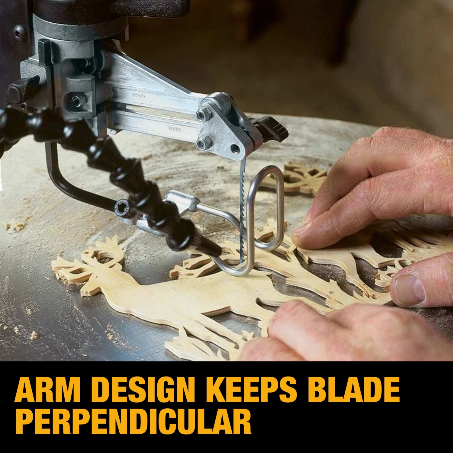 DEWALT 20-in 1.3 -Amp Variable Speed Corded Scroll Saw 4 DEWALT 20-in 1.3 -Amp Variable Speed Corded Scroll Saw - Image 4