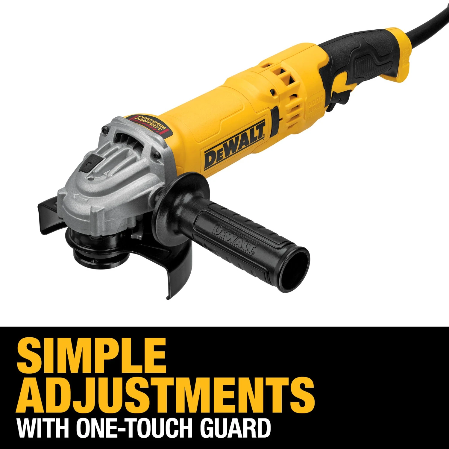 DEWALT 4.5-in 13-Amp Trigger Switch Angle Grinder 3 DEWALT 4.5-in 13-Amp Trigger Switch Angle Grinder - Image 3