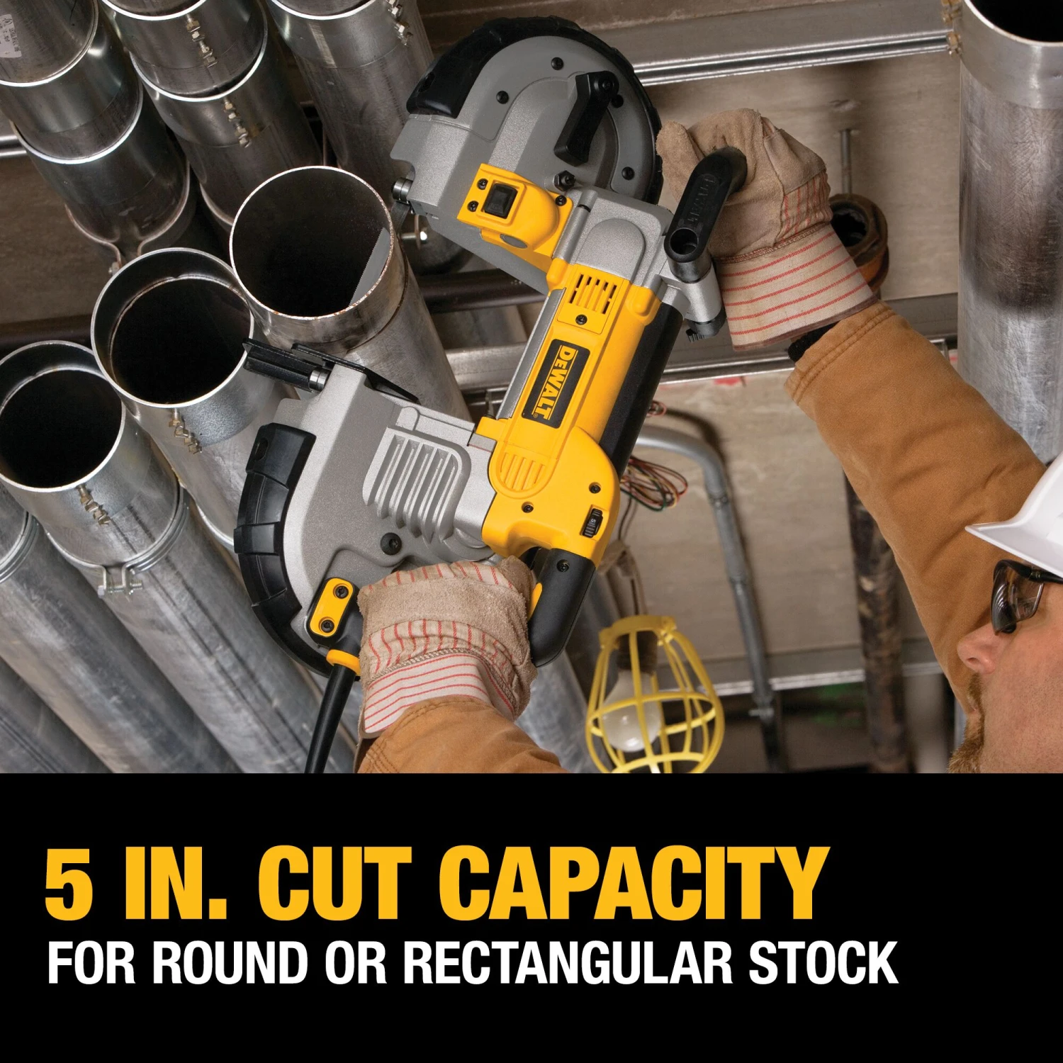 DEWALT 10.0-Amp 4.75-in Portable Band Saw ) 2 DEWALT 10.0-Amp 4.75-in Portable Band Saw ) - Image 2