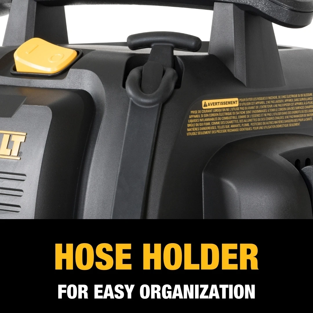 DEWALT 10-Gallon 6.5 HP Corded Wet/Dry Shop Vacuum With Accessories Included 11 DEWALT 10-Gallon 6.5 HP Corded Wet/Dry Shop Vacuum With Accessories Included - Image 11