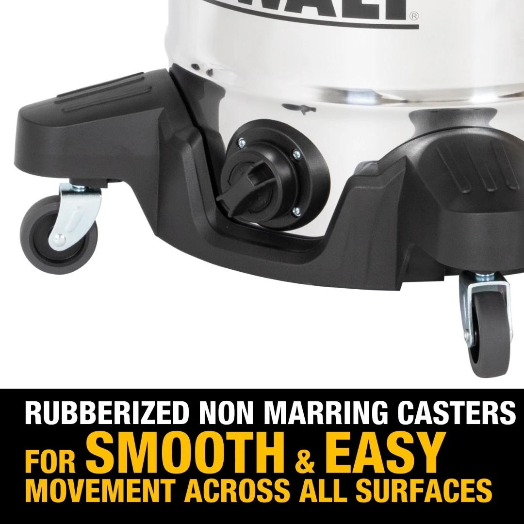 DEWALT 10-Gallon 6.5 HP Corded Wet/Dry Shop Vacuum With Accessories Included 8 DEWALT 10-Gallon 6.5 HP Corded Wet/Dry Shop Vacuum With Accessories Included - Image 8