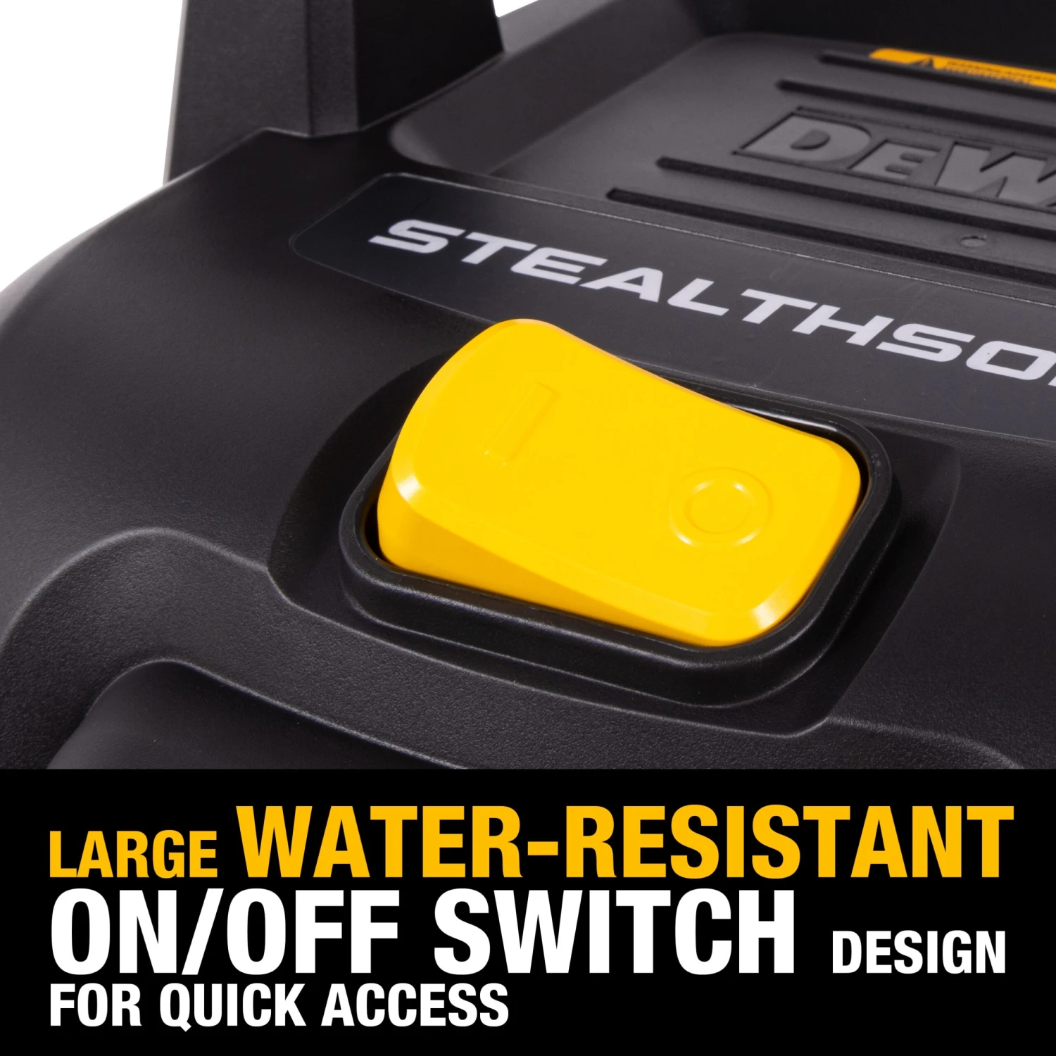 DEWALT Stealthsonic Quiet 6-Gallon 4 HP Corded Wet/Dry Shop Vacuum With Accessories Included 9 DEWALT Stealthsonic Quiet 6-Gallon 4 HP Corded Wet/Dry Shop Vacuum With Accessories Included - Image 9