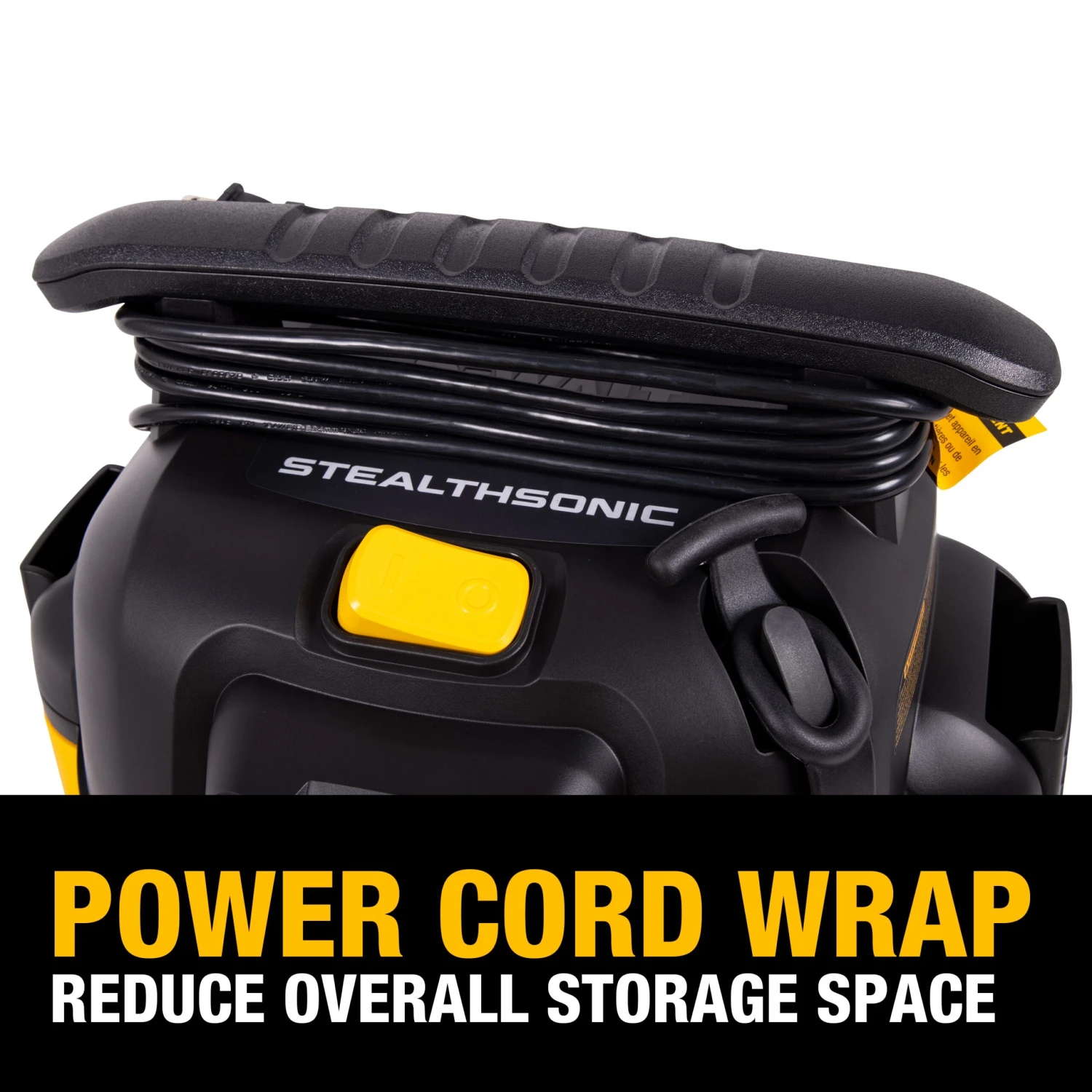 DEWALT Stealthsonic Quiet 6-Gallon 4 HP Corded Wet/Dry Shop Vacuum With Accessories Included 8 DEWALT Stealthsonic Quiet 6-Gallon 4 HP Corded Wet/Dry Shop Vacuum With Accessories Included - Image 8