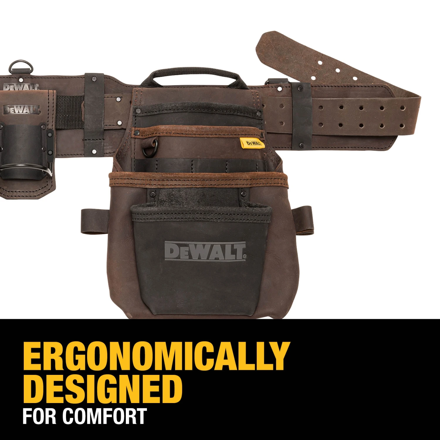 DEWALT Framer Leather Tool Belt 4 DEWALT Framer Leather Tool Belt - Image 4