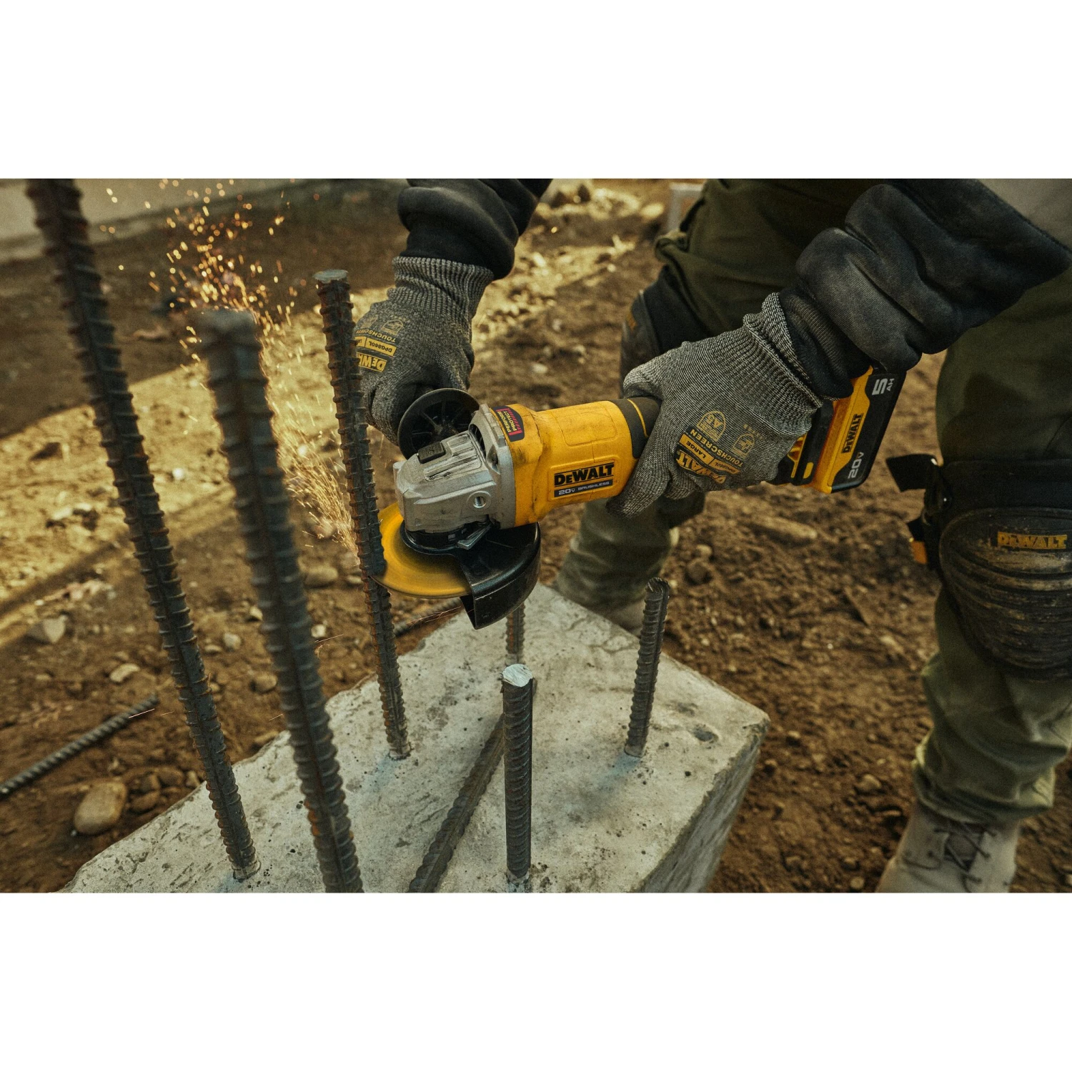 DEWALT 4.5-in 20-volt Max Paddle Switch Brushless Cordless Angle Grinder 13 DEWALT 4.5-in 20-volt Max Paddle Switch Brushless Cordless Angle Grinder - Image 13