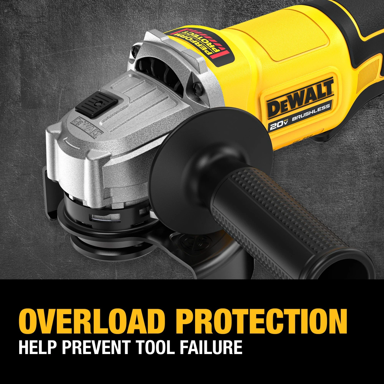 DEWALT 4.5-in 20-volt Max Paddle Switch Brushless Cordless Angle Grinder 6 DEWALT 4.5-in 20-volt Max Paddle Switch Brushless Cordless Angle Grinder - Image 6