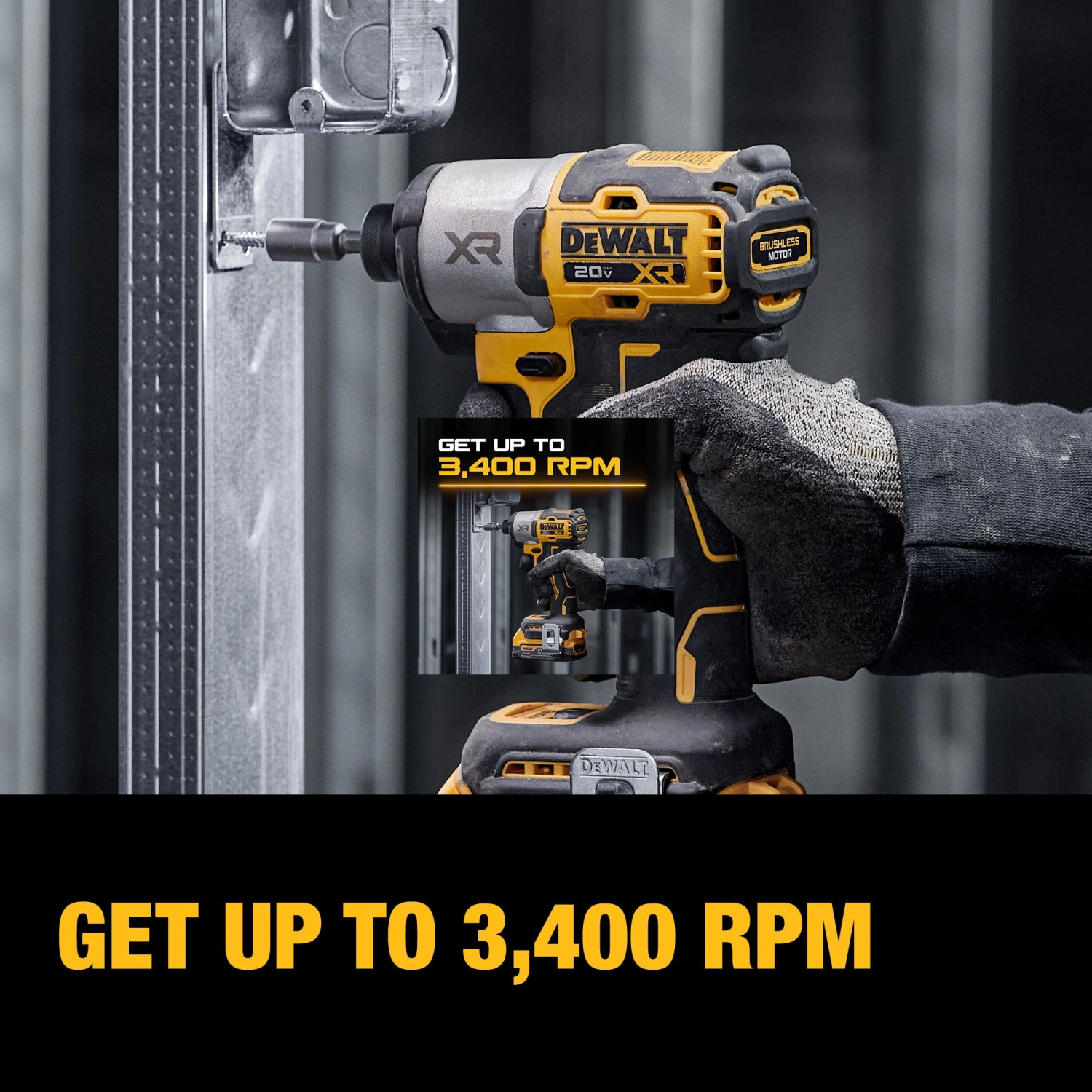 DEWALT 20-volt Max 2 -Tool Brushless Power Tool Combo Kit With Soft Case ( 2 -Batteries Included And Charger Included ) 8 DEWALT 20-volt Max 2 -Tool Brushless Power Tool Combo Kit With Soft Case ( 2 -Batteries Included And Charger Included ) - Image 8