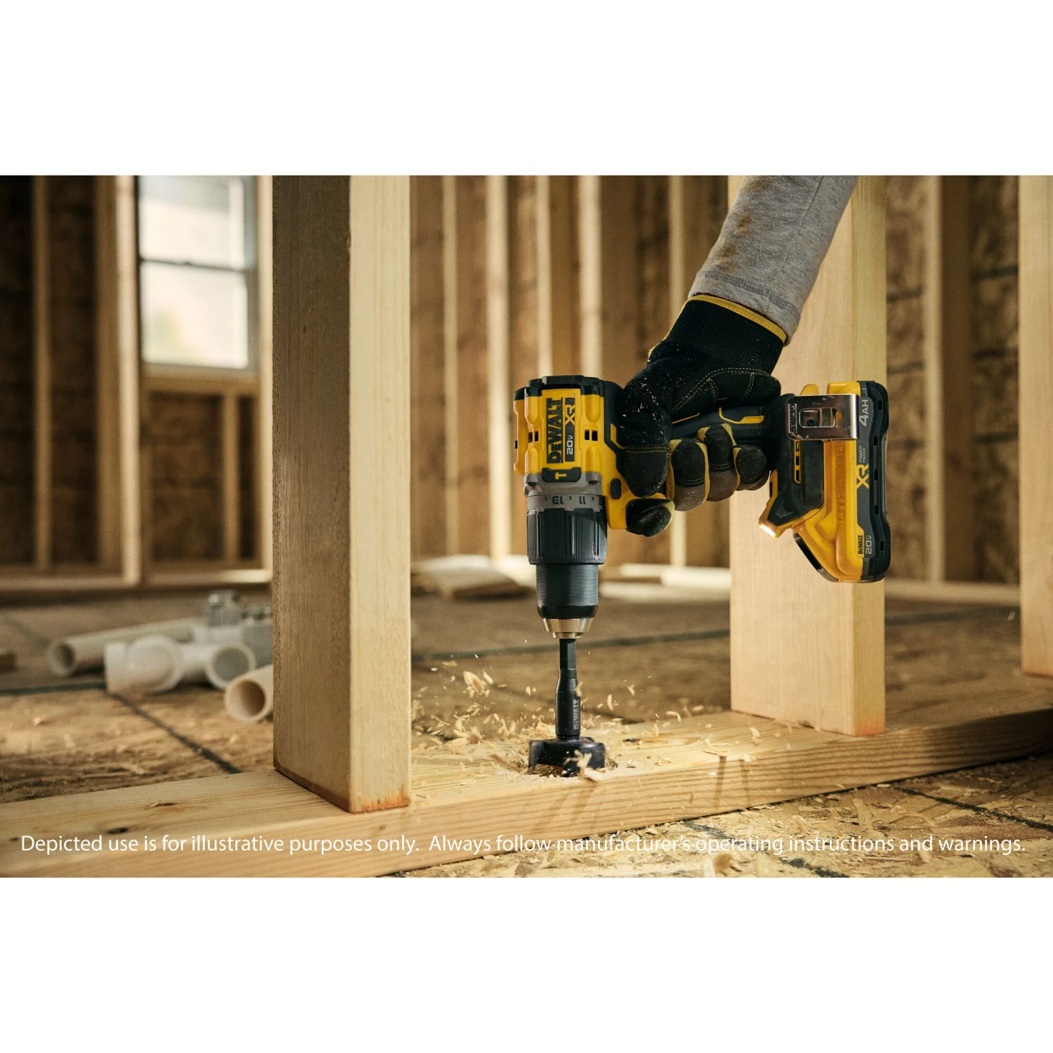 DEWALT XR 1/2-in 20-volt Max Variable Speed Brushless Cordless Hammer Drill ( 16 DEWALT XR 1/2-in 20-volt Max Variable Speed Brushless Cordless Hammer Drill ( - Image 16