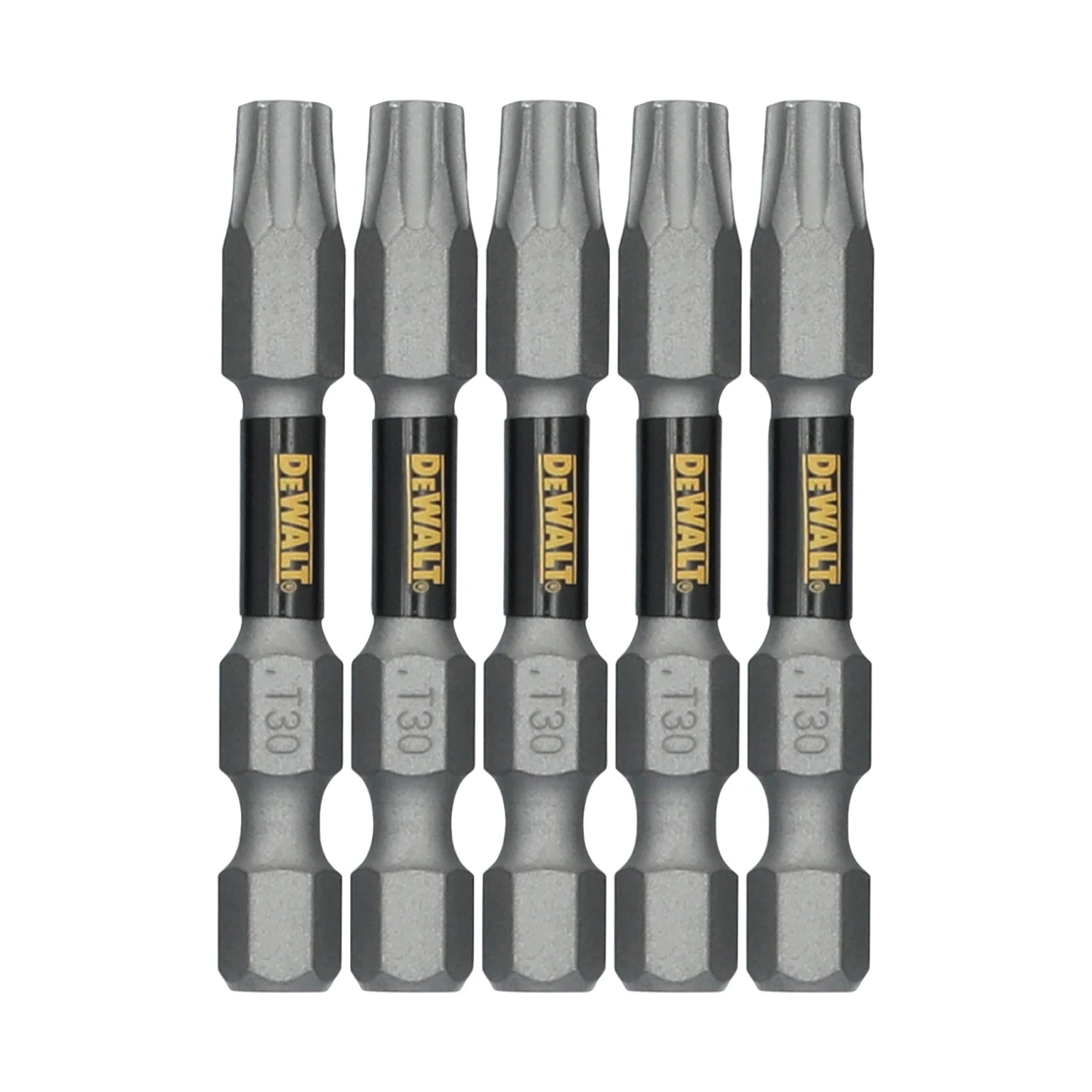 DEWALT TOUGH GRIP 2-in T30 Torx Screwdriver Bit Set 5 -Piece 2 DEWALT TOUGH GRIP 2-in T30 Torx Screwdriver Bit Set 5 -Piece - Image 2